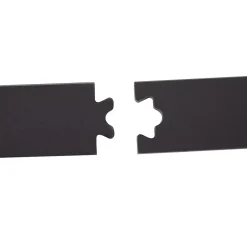 Homcom Kit de porte coulissante compatible porte ép. 35-45 ou 40-45 mm longueur rail 1,83 m charge max. 100 Kg acier brun- Porte Coulissante