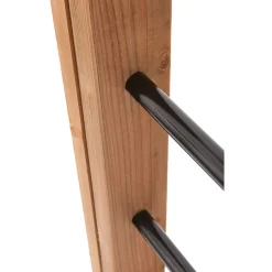 Kordo Kit de remplissage pour garde-corps en escalier avec traverses et tubes, Moka- Garde-Corps, Balustrade