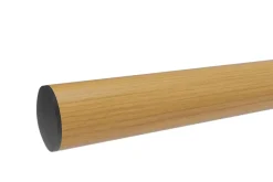 Alumin'home Kit garde corps à plat Oxalis noir 2m effet chêne- Garde-Corps, Balustrade