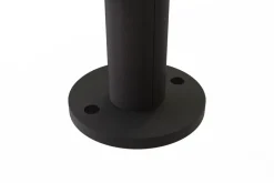 Alumin'home Kit garde corps à plat Oxalis noir 2m effet chêne- Garde-Corps, Balustrade