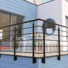 Alumin'home Kit garde corps latéral Oxalis noir ral 9005 2m- Garde-Corps, Balustrade