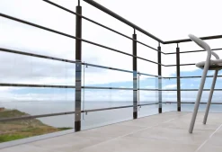 Alumin'home Kit garde corps latéral Oxalis noir ral 9005 2m- Garde-Corps, Balustrade
