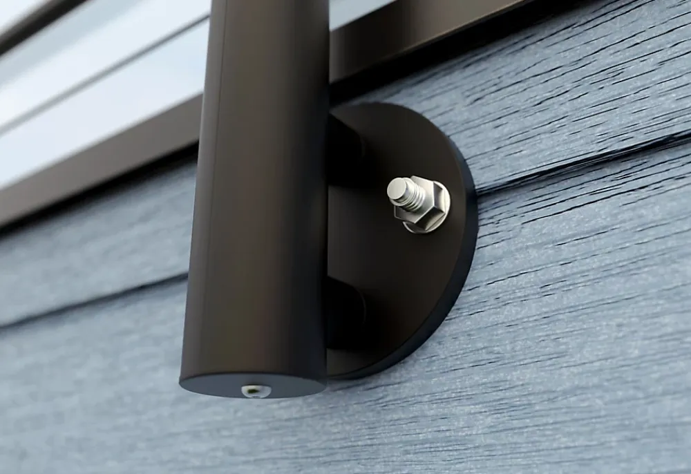 Alumin'home Kit garde corps latéral Oxalis noir ral 9005 2m- Garde-Corps, Balustrade