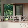 Sogem Kit garde-corps à plat Cala en aluminium gris clair RAL 7035- Garde-Corps, Balustrade