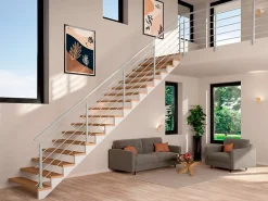 Sogem Kit garde-corps à plat Cala en aluminium gris clair RAL 7035- Garde-Corps, Balustrade