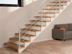 Sogem Kit garde-corps à plat Cala en aluminium gris clair RAL 7035- Garde-Corps, Balustrade