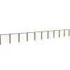 Decklinea Kit Garde-Corps JERSEY 11,5 m - Bois d'Epicea Traité Autoclave 4 - Tendeur en Inox - Recoupable - Montage Facile- Garde-Corps, Balustrade