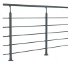 Sogem Kit garde-corps pour pose à plat Cala anthracite ral 7017- Garde-Corps, Balustrade