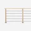 Kordo Kit garde-corps sapin 2m pose à plat, Graphit- Garde-Corps, Balustrade
