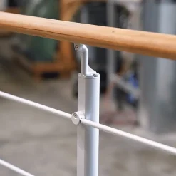 Kordo Garde-Corps, Balustrade<Kit garde-corps silver avec main courante Kebony 2m pose en applique, Opalu