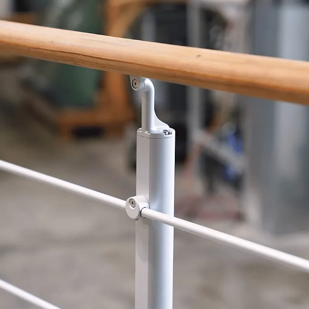 Kordo Garde-Corps, Balustrade<Kit garde-corps silver avec main courante Kebony 2m pose à plat, Opalu