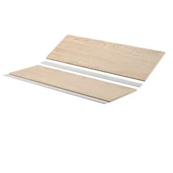 Kit habillage rénovation marche palière chêne brut L.140 cm- Accessoire D'Escalier