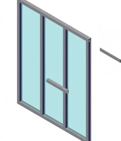 Optimum Kit lattes pour verrière d'intérieur- Verrière
