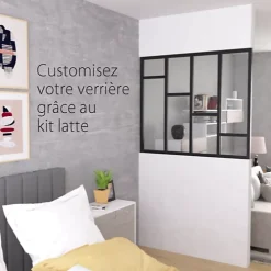 Optimum Kit lattes pour verrière d'intérieur- Verrière