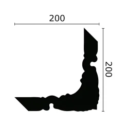 Noel & Marquet Moulure Et Rosace De Plafond<Kit éléments de coin NMC ARSTYL Z101 Élement décorative