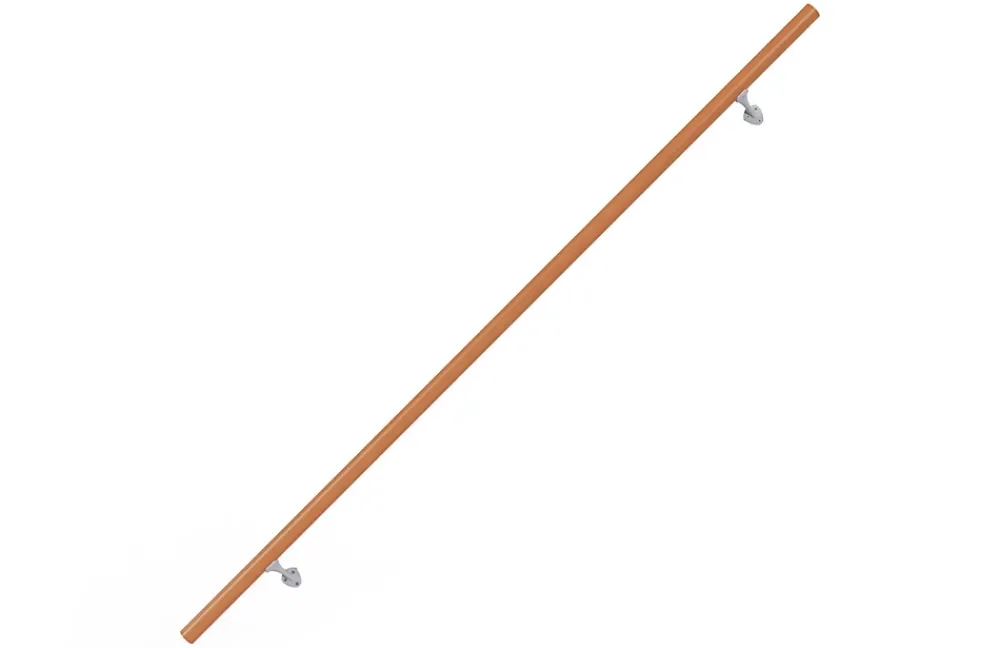 Alumin'home Accessoire D'Escalier<Kit main courante hêtre miel 2M