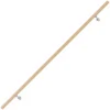 Alumin'home Kit main courante hêtre verni 2M- Accessoire D'Escalier