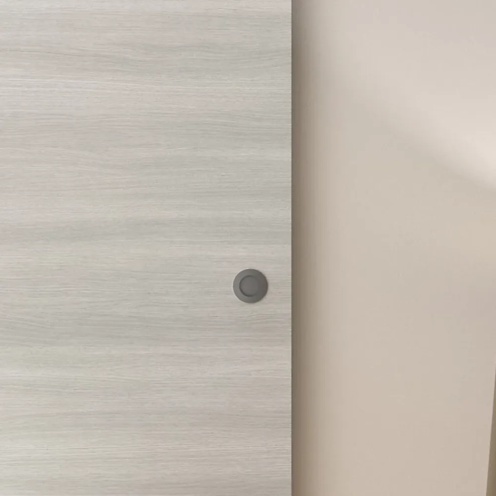 Optimum Porte Coulissante<Kit Optirail Bilbao 2, Porte Coulissante, rail et bandeau Cache-Rail Mdf Revêtu 204 x 83 x 3,6 cm 204 x 83 x 3,6 cm