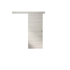 Optimum Porte Coulissante<Kit Optirail Bilbao 2, Porte Coulissante, rail et bandeau Cache-Rail Mdf Revêtu 204 x 83 x 3,6 cm 204 x 83 x 3,6 cm