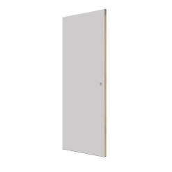 Optimum Kit porte coulissante MDF prêt à peindre 83 cm + Rail- Porte Coulissante