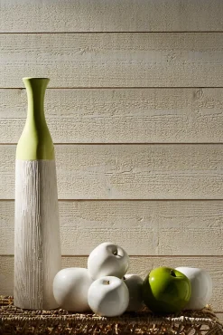 Norsilk Lambris épicéa brut de sciage 205x10,5cm blanc (vendu à la botte)- Lambris Mural