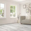 GoodHome Dalle Et Lame Pvc<Lame PVC adhésive Poprock blanc 15,2 x 91,4 cm