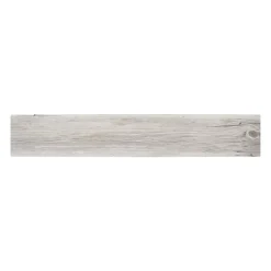 GoodHome Dalle Et Lame Pvc<Lame PVC adhésive Poprock blanc 15,2 x 91,4 cm