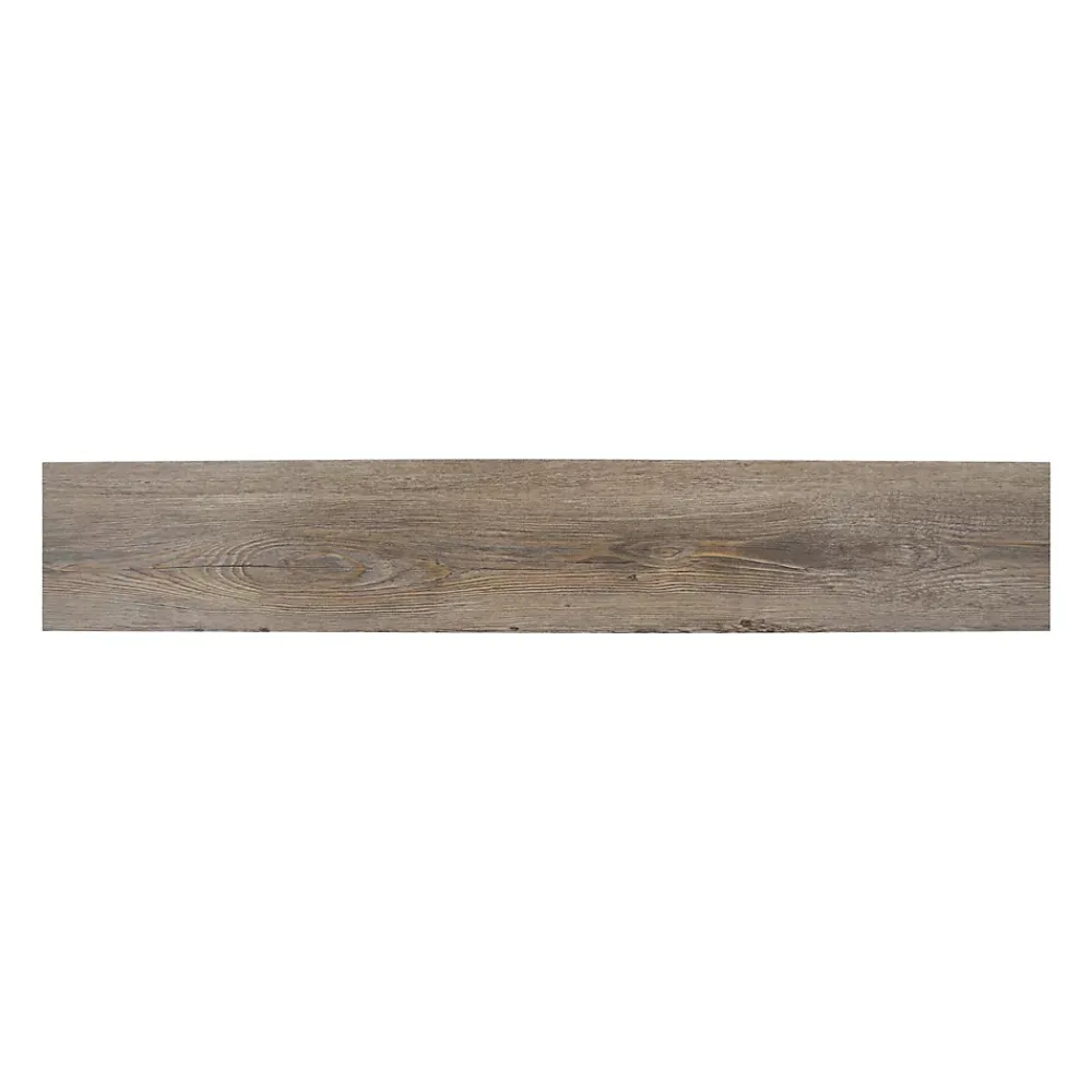 GoodHome Dalle Et Lame Pvc<Lame PVC adhésive Poprock bois pecan 15,2 x 91,4 cm