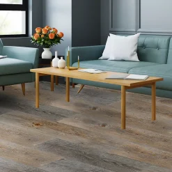 GoodHome Dalle Et Lame Pvc<Lame PVC adhésive Poprock bois pecan 15,2 x 91,4 cm