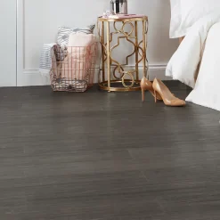 GoodHome Dalle Et Lame Pvc<Lame PVC adhésive PopRock Bois gris foncé 15 x 91 cm (vendue au carton)