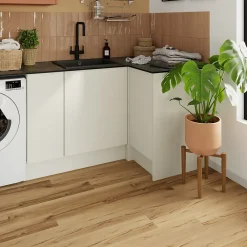 GoodHome Dalle Et Lame Pvc<Lame PVC adhésive Ragga bois naturel rustique 15,2 x 91,4 cm