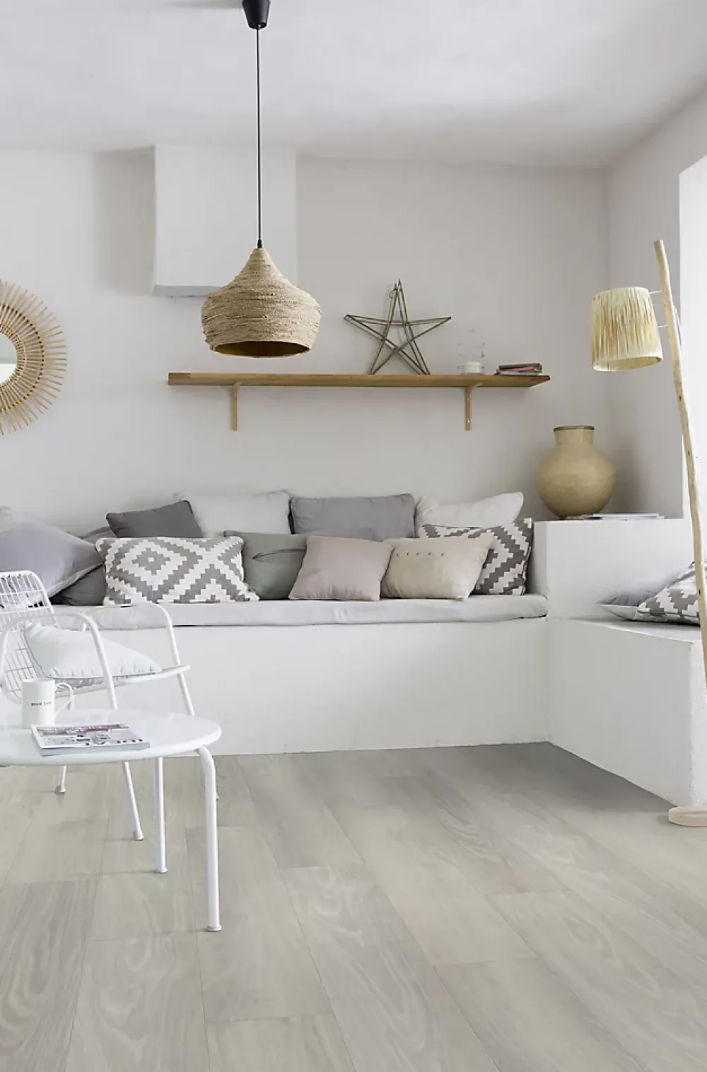 Gerflor Lame PVC auto-adhésive Senso Premium Simba décor bois naturel 18,4 x 121,9 cm (vendue au carton)- Dalle Et Lame Pvc