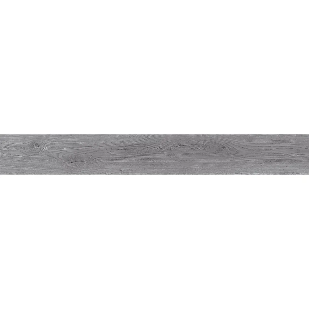 GoodHome Dalle Et Lame Pvc<Lame PVC clipsable Baila chêne gris L. 122 x l. 15 cm