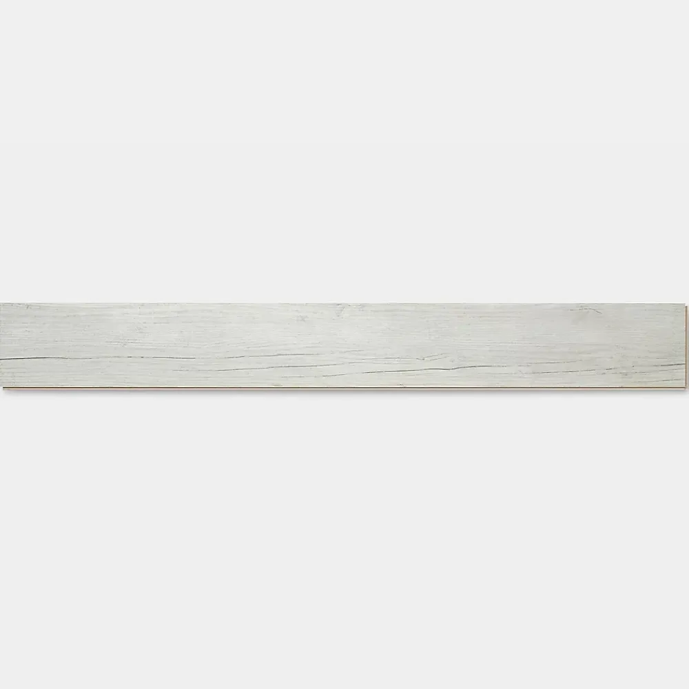 GoodHome Dalle Et Lame Pvc<Lame PVC clipsable Baila chêne vieilli gris clair L. 122 x l. 15 cm