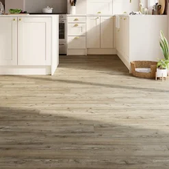 GoodHome Dalle Et Lame Pvc<Lame PVC clipsable Capella décor bois brun rustique 22,5 x 122 cm