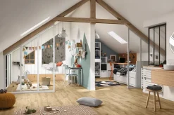 Tarkett Lame PVC clipsable effet bois naturel vieilli L.121,3 x 17,6 cm x ép.6,5 mm, Starfloor Ultimate- Dalle Et Lame Pvc