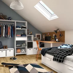 Tarkett Lame PVC clipsable effet bois naturel vieilli L.121,3 x 17,6 cm x ép.6,5 mm, Starfloor Ultimate- Dalle Et Lame Pvc