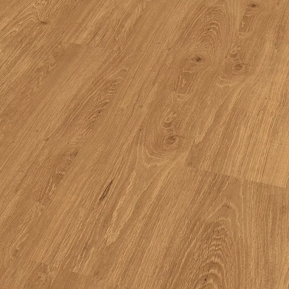 GoodHome Lame PVC clipsable effet bois blond L.121,9 x l.17,8 cm x ép.4,5 mm, Mambo- Dalle Et Lame Pvc