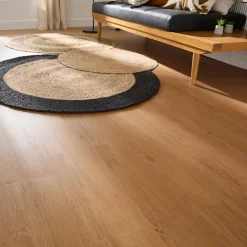 GoodHome Lame PVC clipsable effet bois blond L.121,9 x l.17,8 cm x ép.4,5 mm, Mambo- Dalle Et Lame Pvc