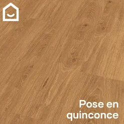 GoodHome Lame PVC clipsable effet bois blond L.121,9 x l.17,8 cm x ép.4,5 mm, Mambo- Dalle Et Lame Pvc