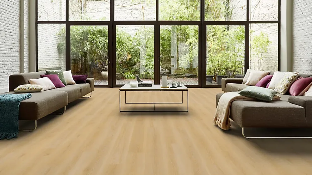 Tarkett Lame PVC clipsable Essence L.120x l.20cm décor bois blond- Dalle Et Lame Pvc
