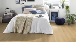 Tarkett Lame PVC clipsable Essence L.120x l.20cm décor bois blond- Dalle Et Lame Pvc