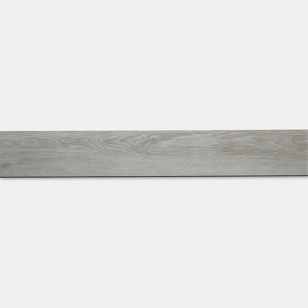 GoodHome Lame PVC clipsable Jazy bois gris 18 x 122 cm (vendue au carton)- Dalle Et Lame Pvc