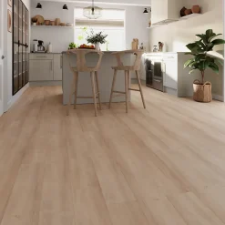 GoodHome Dalle Et Lame Pvc<Lame PVC clipsable Mambo 124x19 cm décor bois naturel rustique (vendue au carton)