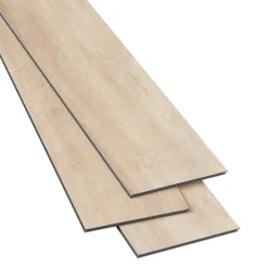 GoodHome Dalle Et Lame Pvc<Lame PVC clipsable Mambo 124x19 cm décor bois naturel rustique (vendue au carton)