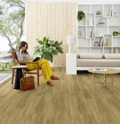 Gerflor Lame PVC clipsable Senso Clic 3 bois miel 21,2 x 123,9 cm, (vendue au carton)- Dalle Et Lame Pvc