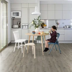 Gerflor Lame PVC clipsable Senso clic 2 Pecan gris 21,2 x 123,9 cm (vendue au carton)- Dalle Et Lame Pvc