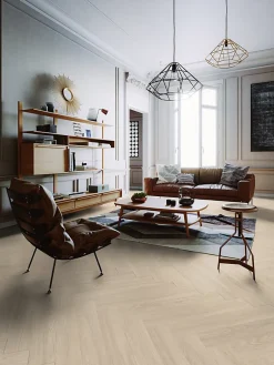 Gerflor Lame PVC clipsable Senso Clic Premium Rigide acoutisque bois clair 22,9 x 149,2 cm, (vendue au carton)- Dalle Et Lame Pvc