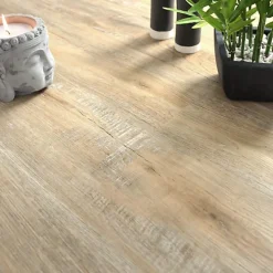 Décoweb Lame sol vinyle rigide Performance - Clic 5G - Parquet Chêne Vieilli - Paquet de 1,76 m²- Dalle Et Lame Pvc