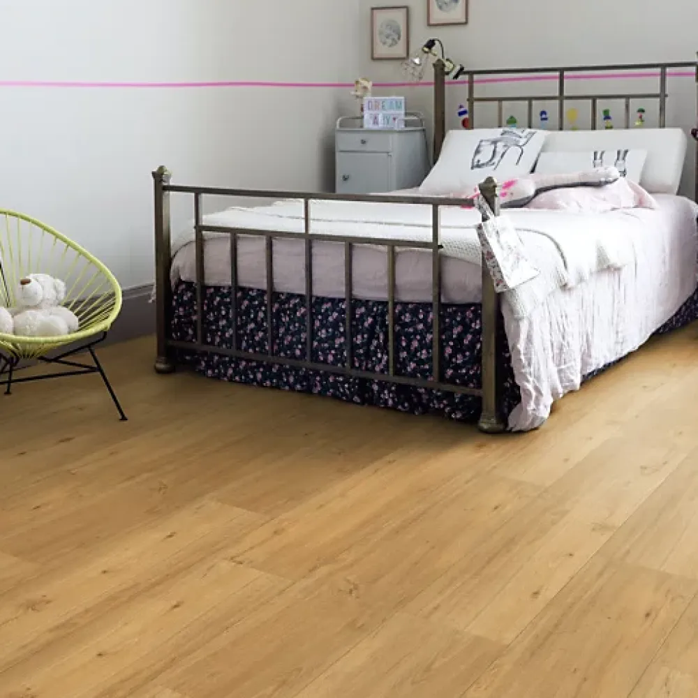 Gerflor Lame vinyle - Creation 40 rigid acoustic à clipser - Ballerina - Paquet de 2 m²- Dalle Et Lame Pvc